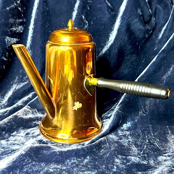 Vintage MCM Copper Turkish Coffee Pot Kettle by Coppercraft Guild, Taunton Mass - Picture 1 of 15